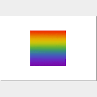 Rainbow Gradient Posters and Art